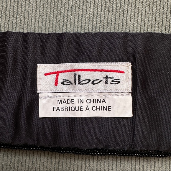 Talbots Beaded Black Belt Size Large Bows Adjustable Velcro Holiday Vintage - Picture 10 of 13
